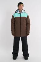 Куртка Cool Zone YETI принт гора / аквамарин / коричневый