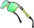 Солнцезашитные очки DUBERY черные / зеленые